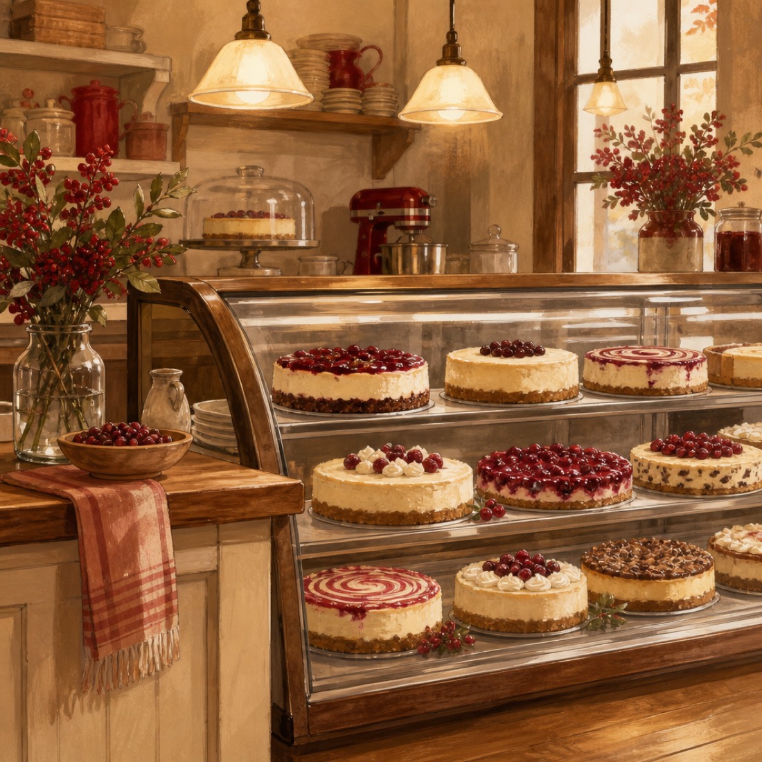 Bakery display counter