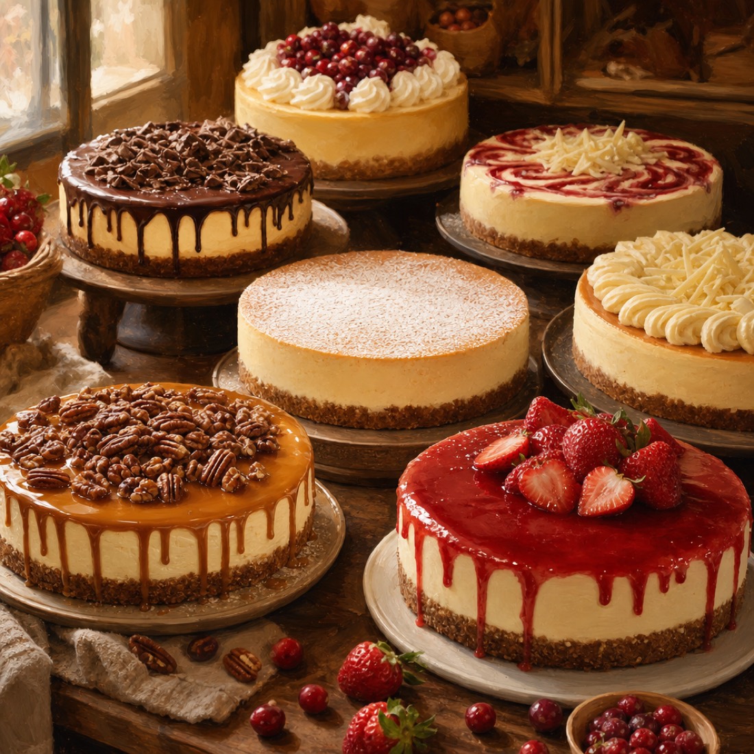 Strawberry shortcake cheesecake